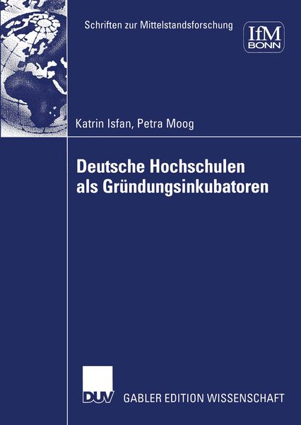 Produktbild: Deutsche Hochschulen als Gr&uuml;ndungsinkubatoren