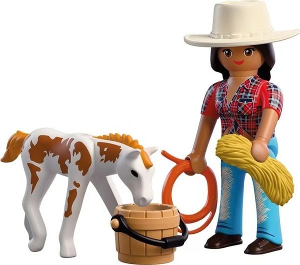 Produktbild: PLAYMOBIL 72026 DuoPack Reiterin mit Fohlen