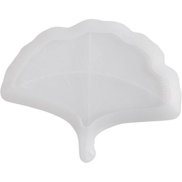 Produktbild: Creativ Company Silikonform, Gingko-Blatt, H 1,5 cm, L 18,5 cm, B 14,8 cm, 1 Stk
