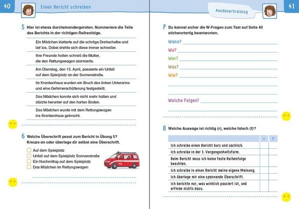 Produktbild: &Uuml;bungsheft - Aufsatz 3.Klasse