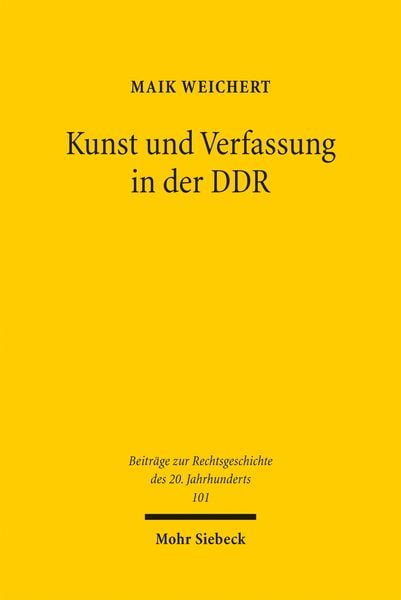 Produktbild: Kunst und Verfassung in der DDR