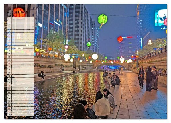 Produktbild: Seoul - Stadt der Kontraste (Wandkalender 2026 DIN A2 quer), CALVENDO Monatskalender