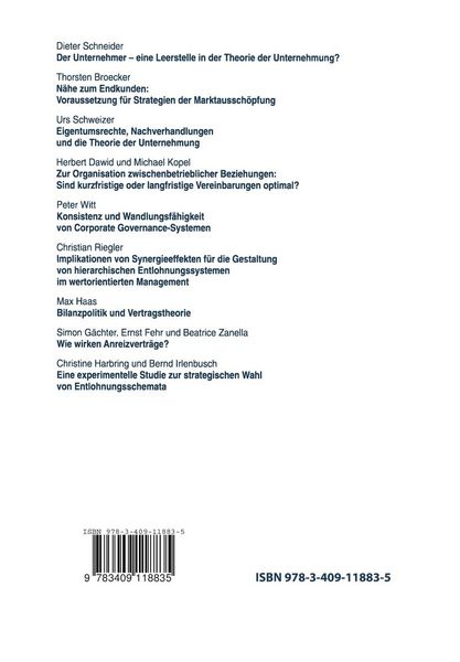 Produktbild: Theorie der Unternehmung