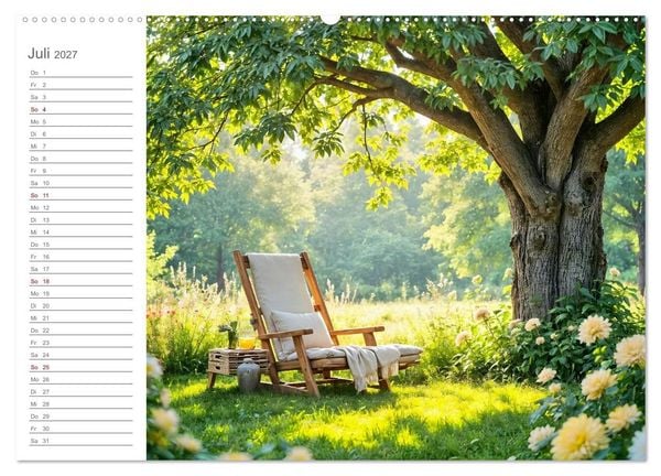 Produktbild: Zuhause im Augenblick - Lieblingspl&auml;tze zum Innehalten (hochwertiger Premium Wandkalender 2027 DIN A2 quer), Kunstdruck in Hochglanz
