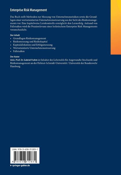 Produktbild: Enterprise Risk Management