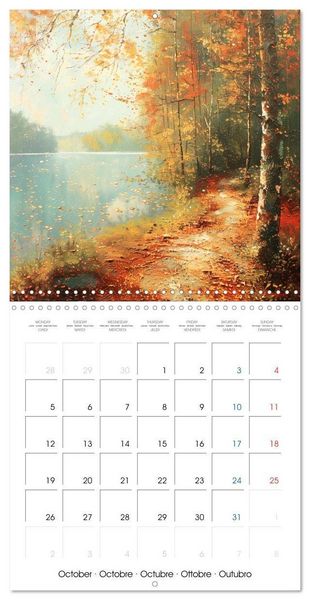Produktbild: Artistic Paths (Wall Calendar 2026 12 &times; 12 Inch) CALVENDO 12 Month Wall Calendar