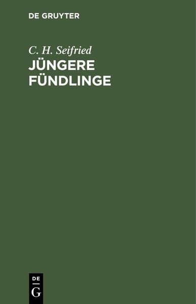 Produktbild: J&uuml;ngere F&uuml;ndlinge