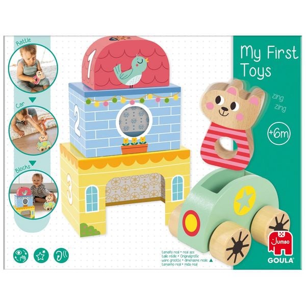 Produktbild: Goula 1110100487 - My First Toys, Mein erstes Spielzeug, Motorikspielzeug ab 6 Monaten