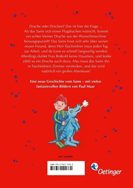 Produktbild: Das Sams 10. Das Sams und der blaue Drache