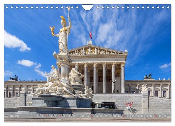 Produktbild: Herzlich willkommen in Wien (Wandkalender 2026 DIN A4 quer), CALVENDO Monatskalender