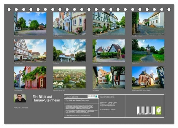 Produktbild: Ein Blick auf Hanau-Steinheim (Tischkalender 2027 DIN A5 quer), CALVENDO Monatskalender