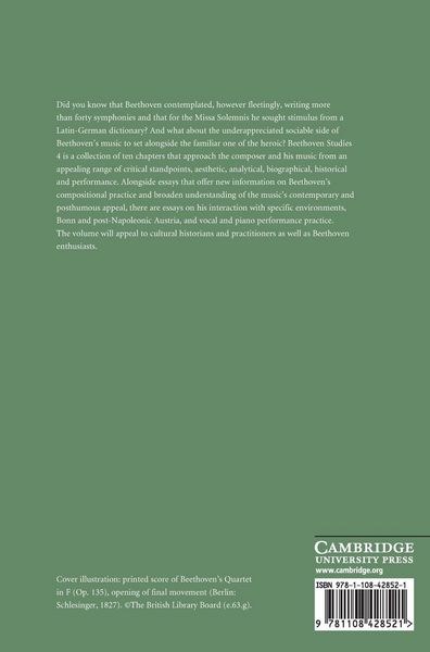 Produktbild: Beethoven Studies 4