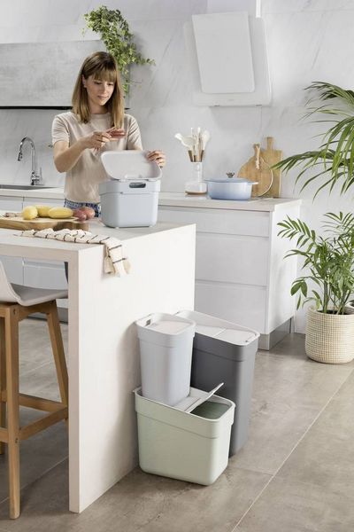 Produktbild: Curver READY TO COLLECT M&uuml;lleimer [30L], dunkelgrau 252020 M&uuml;lleimer 1St.