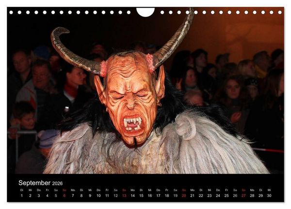 Produktbild: Perchten 2026 (Wandkalender 2026 DIN A4 quer), CALVENDO Monatskalender