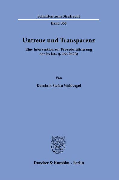 Produktbild: Untreue und Transparenz.