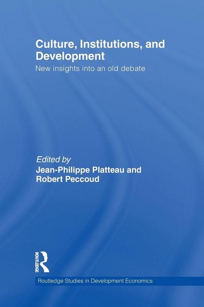 Produktbild: Culture, Institutions, and Development