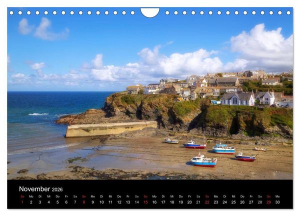 Produktbild: Cornwall (Wandkalender 2026 DIN A4 quer), CALVENDO Monatskalender
