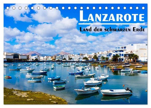 Produktbild: Lanzarote - Land der schwarzen Erde (Tischkalender 2026 DIN A5 quer), CALVENDO Monatskalender
