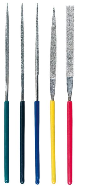 Produktbild: PEBARO DIA5 - Diamant-Nadelfeilensatz, 5-teilig, 100 mm