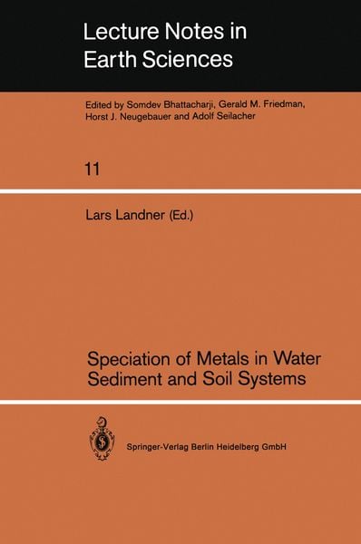 Produktbild: Speciation of Metals in Water, Sediment and Soil Systems