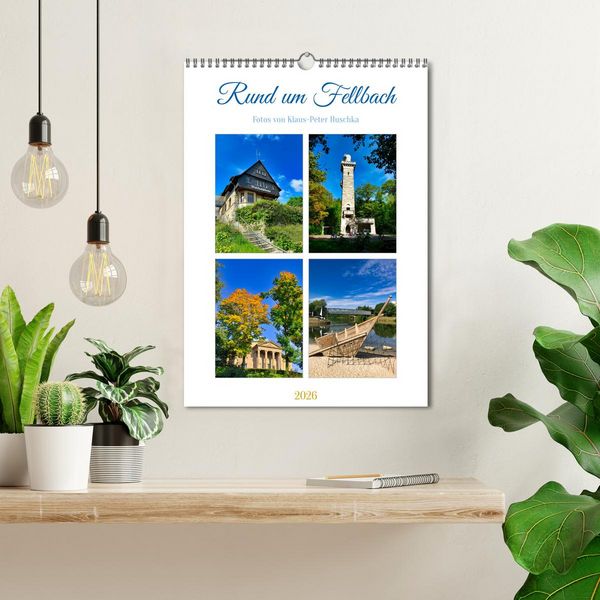 Produktbild: Rund um Fellbach (Wandkalender 2026 DIN A3 hoch), CALVENDO Monatskalender