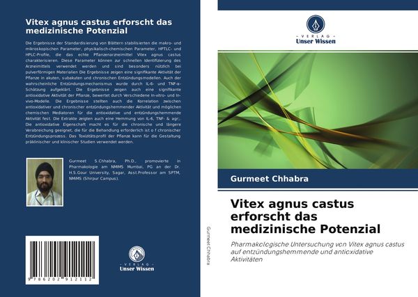Vitex agnus castus erforscht das medizinische Potenzial, Taschenbuch von Gurmeet Chhabra, Verlag Unser Wissen, 9786202912112