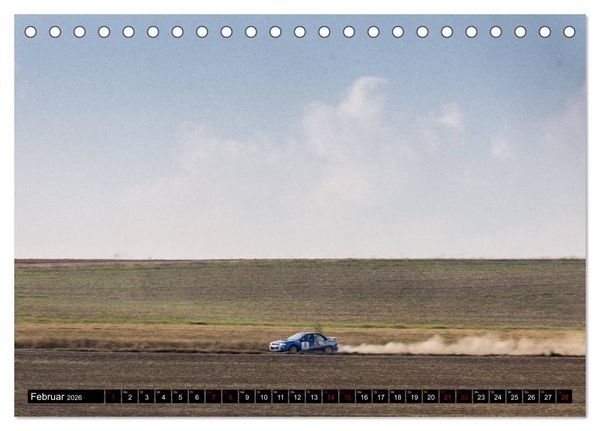 Produktbild: SCHNELL! AUTHENTISCH! MITTENDRIN! - RALLYE! (Tischkalender 2026 DIN A5 quer), CALVENDO Monatskalender