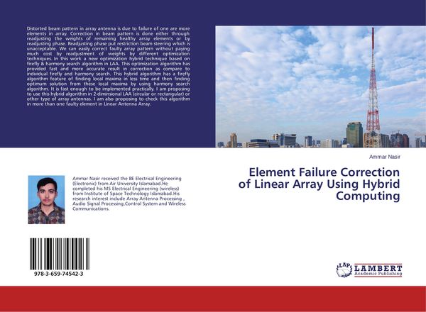 Produktbild: Element Failure Correction of Linear Array Using Hybrid Computing