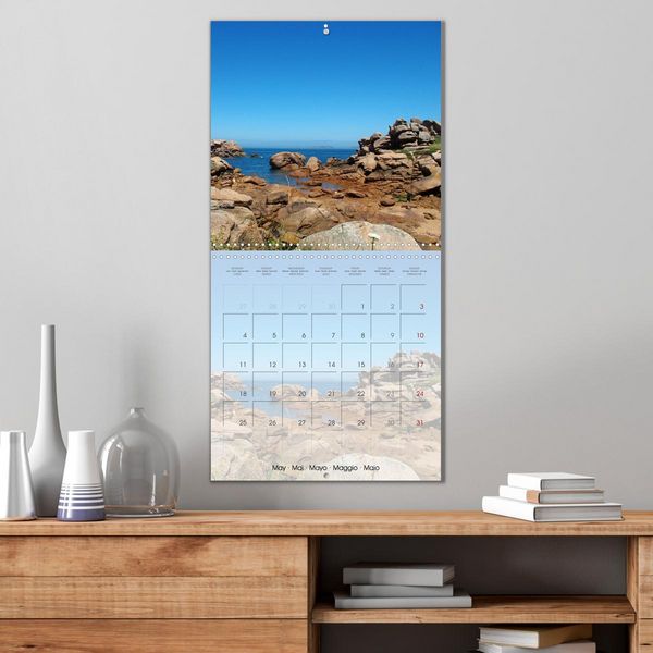 Produktbild: BRETAGNE - &Eacute;vasion au c&oelig;ur de la c&ocirc;te bretonne (Calendrier mural carr&eacute; 2026 30x30 cm) Calendrier double avec une page pour vos prises de notes