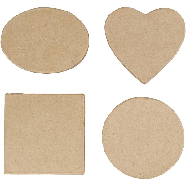Produktbild: Creativ Company Mittelgro&szlig;e Schachteln, H 5 cm, D 10-12 cm, 4 Stk