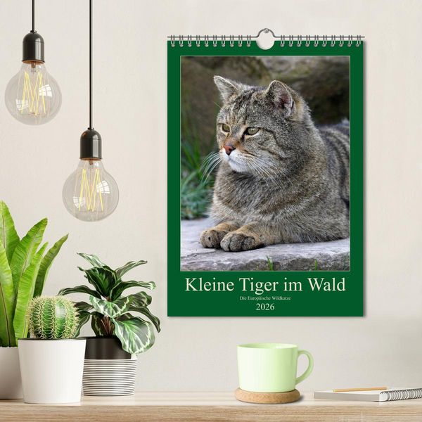 Produktbild: Kleine Tiger im Wald (Wandkalender 2026 DIN A4 hoch), CALVENDO Monatskalender