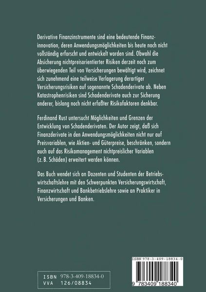 Produktbild: Schadenderivate