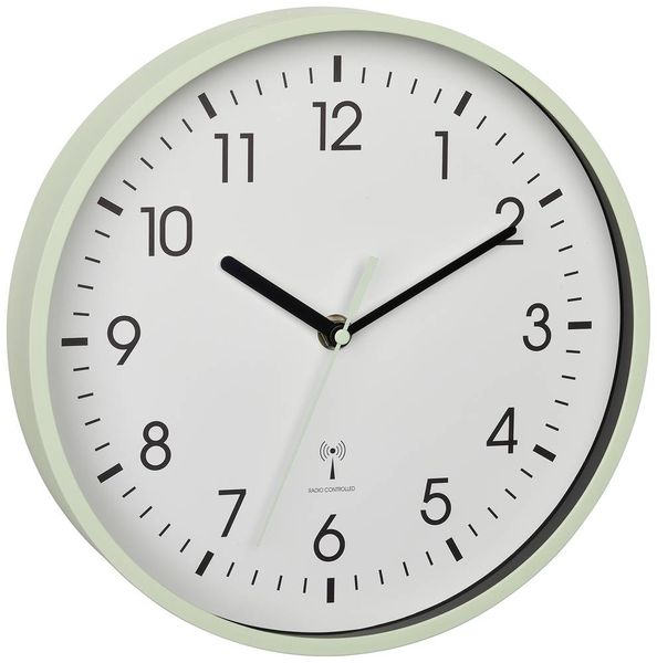 Produktbild: TFA Dostmann 60.3550.04 Funk Wanduhr 24.5cm x 42mm Mint