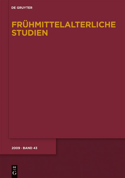 Produktbild: Fr&uuml;hmittelalterliche Studien / 2009 Bd. 43