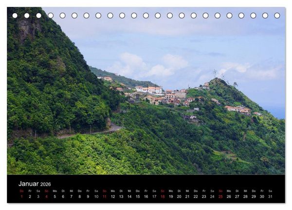 Produktbild: Madeira die Gr&uuml;ne Insel (Tischkalender 2026 DIN A5 quer), CALVENDO Monatskalender