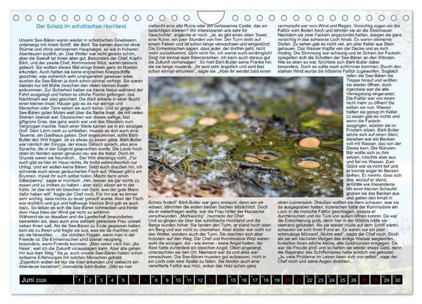 Produktbild: Neue Abenteuer der See-B&auml;ren (Wandkalender 2026 DIN A4 quer), CALVENDO Monatskalender