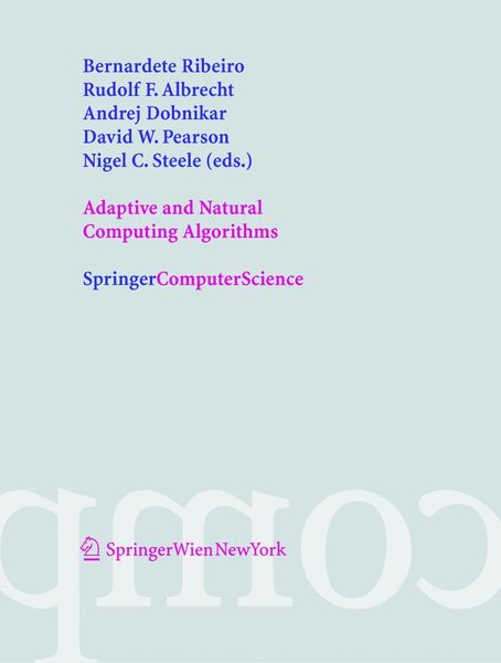 Produktbild: Adaptive and Natural Computing Algorithms
