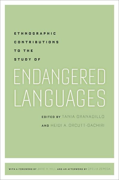 Produktbild: Ethnographic Contributions to the Study of Endangered Langua