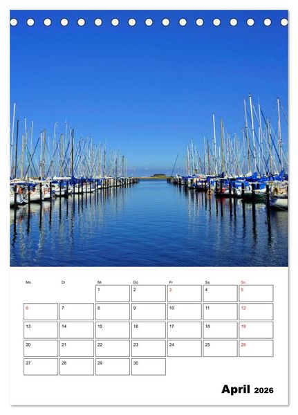Produktbild: Marina Heiligenhafen (Tischkalender 2026 DIN A5 hoch), CALVENDO Monatskalender