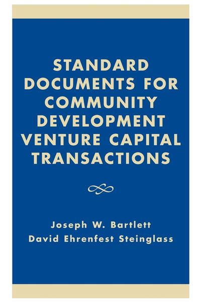Produktbild: Standard Documents for Community Development Venture Capital Transactions