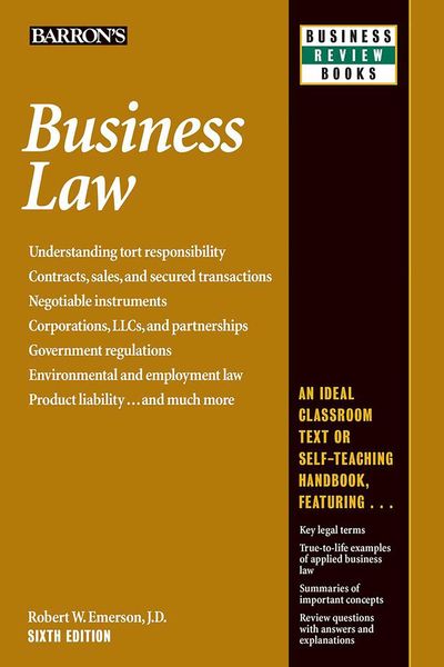 Produktbild: Barron's Educational Series: Business Law