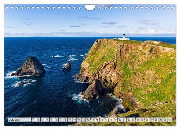 Produktbild: Scotland's Northern Isles - The Orkney and Shetland Islands (Wall Calendar 2026 DIN A4 landscape), CALVENDO 12 Month Wall Calendar