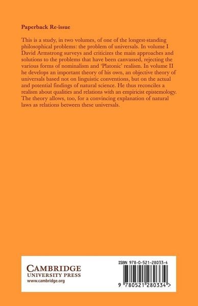 Produktbild: Nominalism and Realism