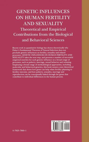 Produktbild: Genetic Influences on Human Fertility and Sexuality