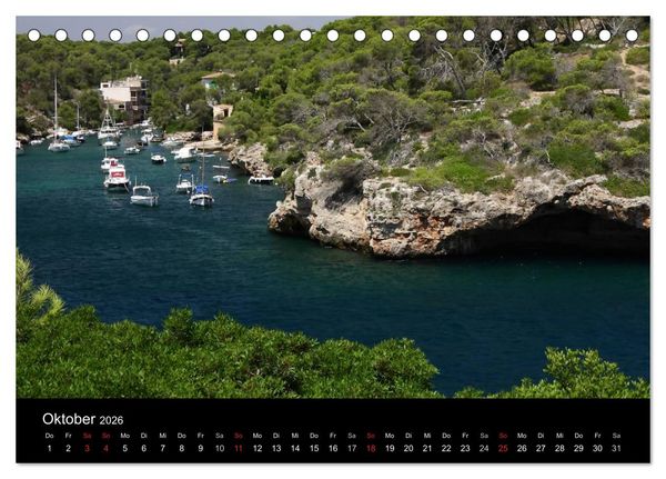 Produktbild: Mallorca 2026 - Insel der Tr&auml;ume (Tischkalender 2026 DIN A5 quer), CALVENDO Monatskalender