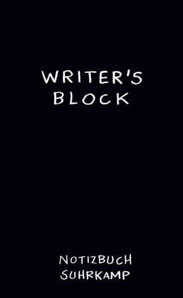 Produktbild: Notizbuch &raquo;Writer's Block&laquo;