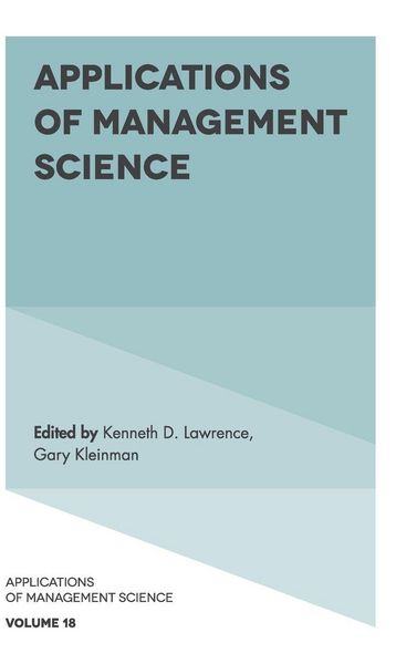 Produktbild: Applications of Management Science