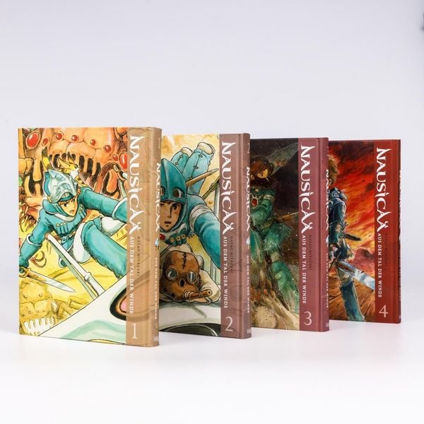 Produktbild: Nausica&auml; aus dem Tal der Winde, Doppelband-Edition B&auml;nde 1-4 im Schuber
