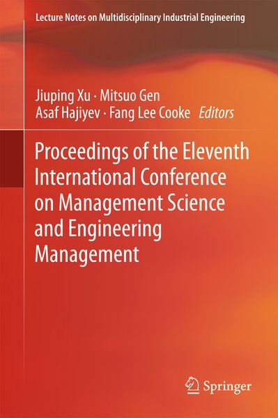 Produktbild: Proceedings of the Eleventh International Conference on Management Science and Engineering Management
