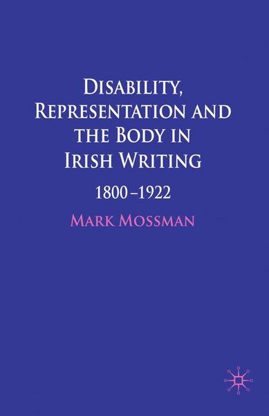 Produktbild: Disability, Representation and the Body in Irish Writing